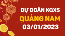 Dự đoán xổ số Quảng Nam 3/1/2023 - Soi cầu XS Quảng Nam 3/1 thứ 3